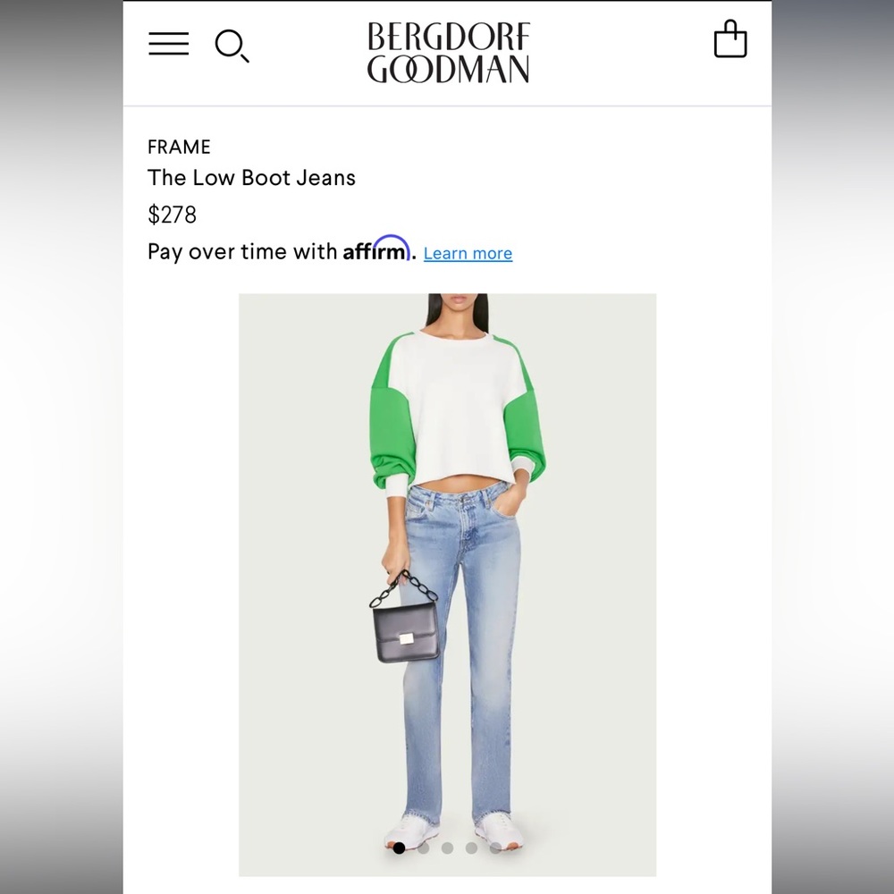 Frame The Low Boot Jean